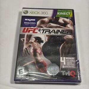 XBOX 360 Kinect UFC Trainer SEALED Video Game Microsoft
